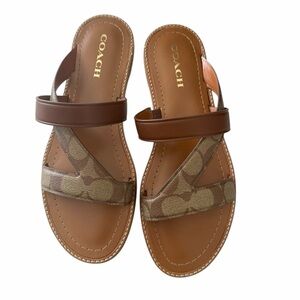 New Coach Harlan Signature Sandals Women’s Size 10